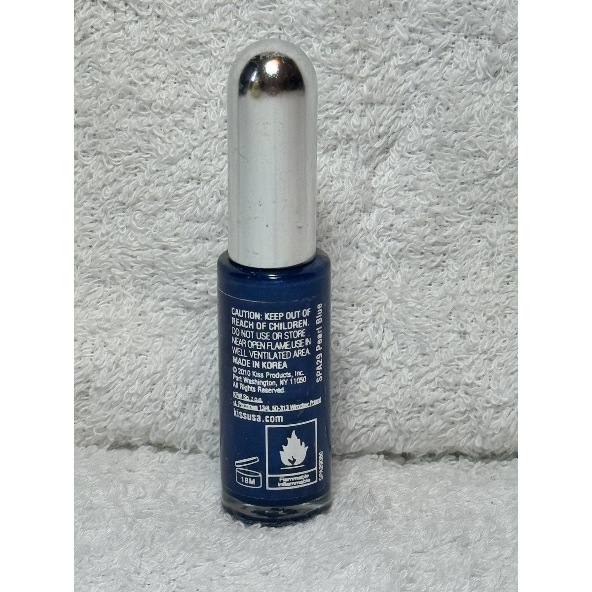 Kiss Nail Art Paint Vernis À Ongles 7.5ml SPA29 Pearl Blue