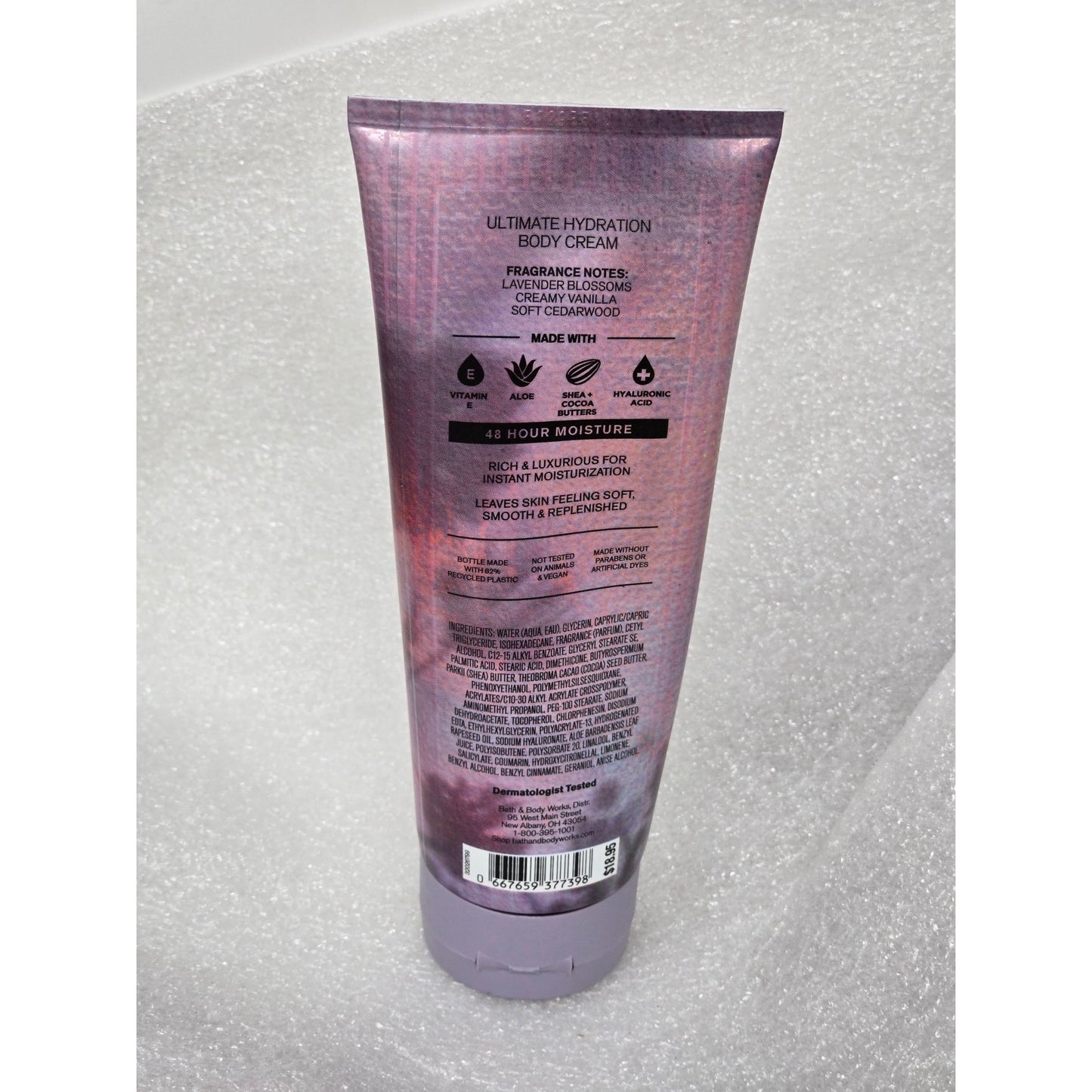 Bath & Body Works Vanilla Ease Ultimate Hydration Body Cream Shea Butter 8 oz