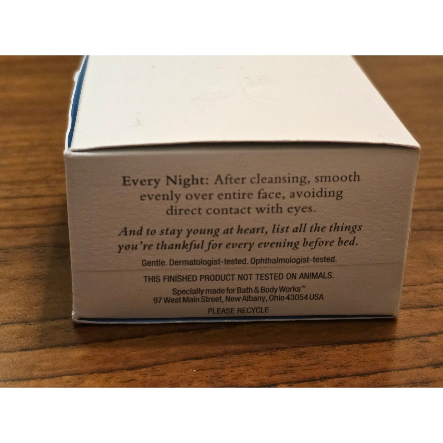 Pure Simplicity Night Nourisher Everlasting Flower Face Cream Bath & Body Works