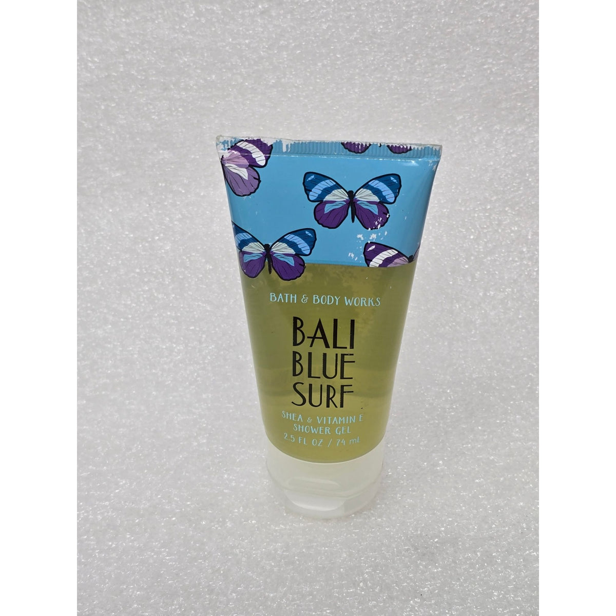Bath & Body Works Bali Blue Surf Shea & Vitamin E Shower Gel 2.5 Oz Travel Size
