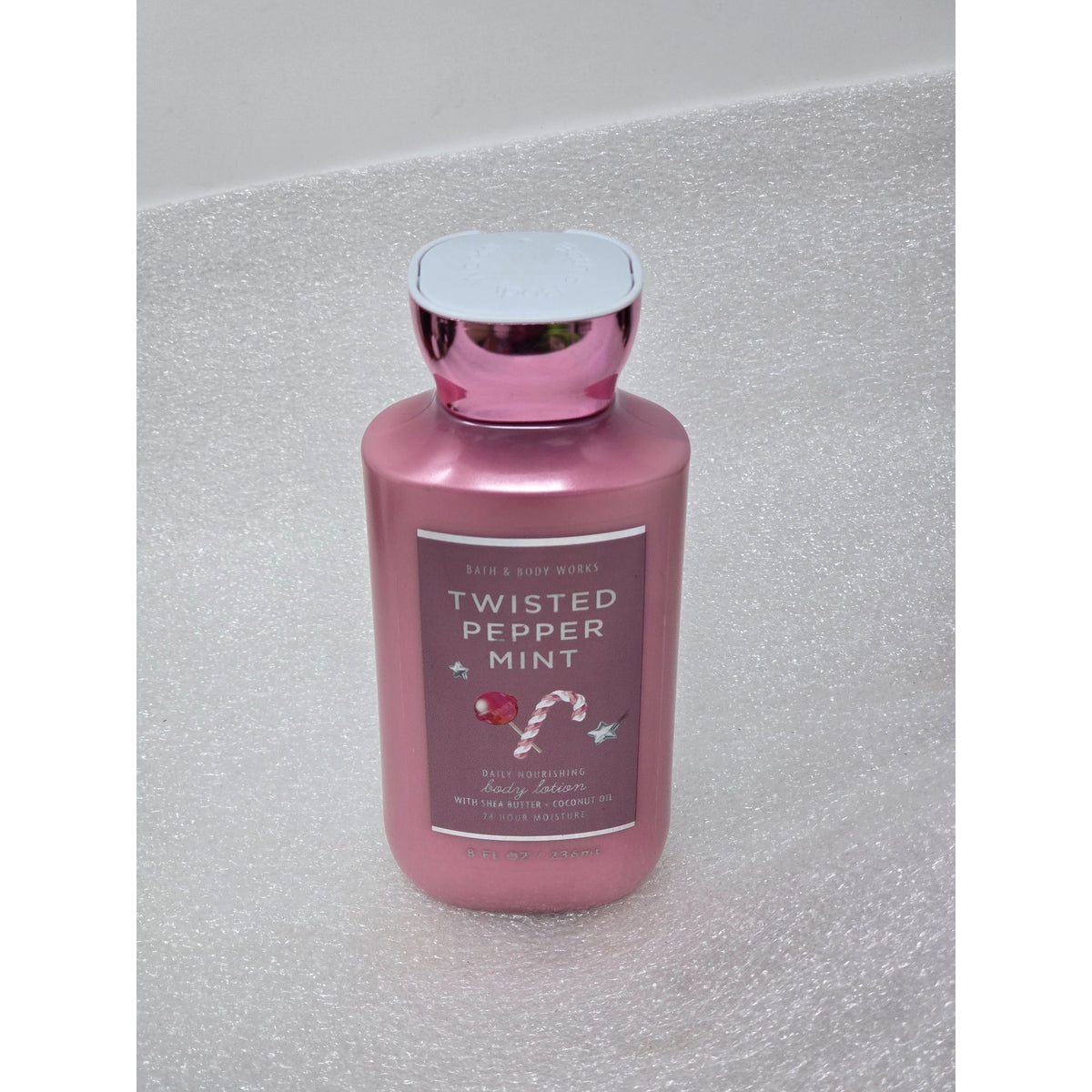 Bath & Body Works Twisted Peppermint Body Lotion 8 Fl Oz 24-Hour Moisture