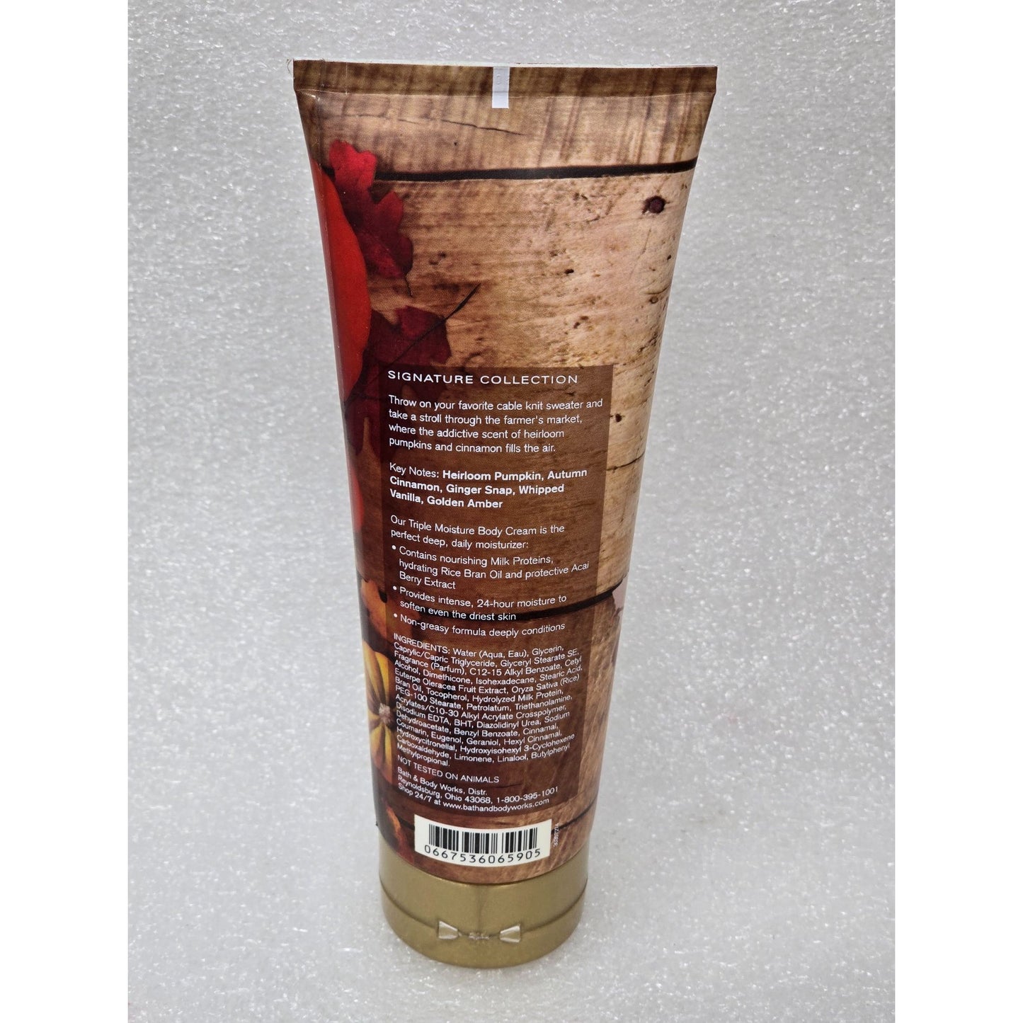 Sweet Cinnamon Pumpkin Triple Moisture Body Cream 8 Oz Bath & Body Works