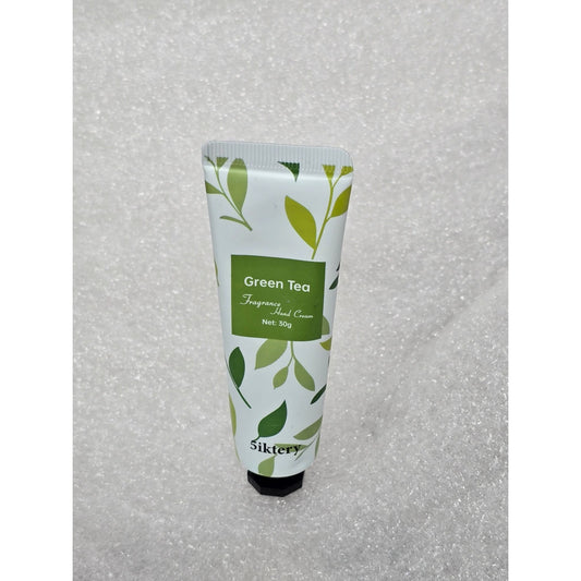 Green Tea Fragrance Hand Cream 30g By 5iktery Nourishes & Moisturizes Dry Skin