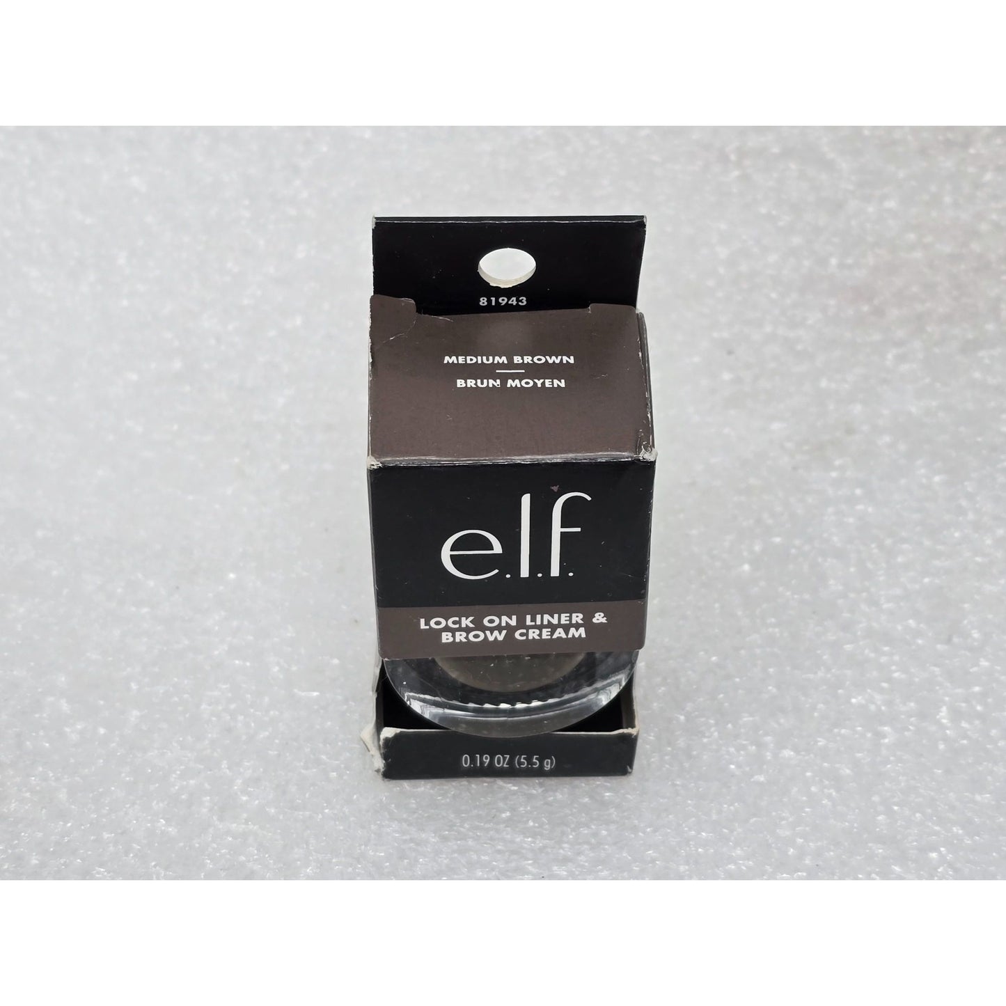 E.l.f. Lock On Liner & Brow Cream Medium Brown Eyeliner & Eyebrow