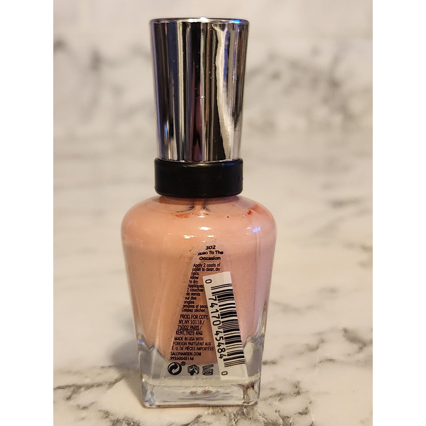 Sally Hansen Complete Salon Manicure Nail Polish 302 Rose To The Occasion