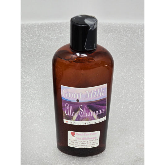 Goat Milk Aloe Shampoo Monoi Tiare Flower 8 Oz Hydrating & Nourishing Hair Care