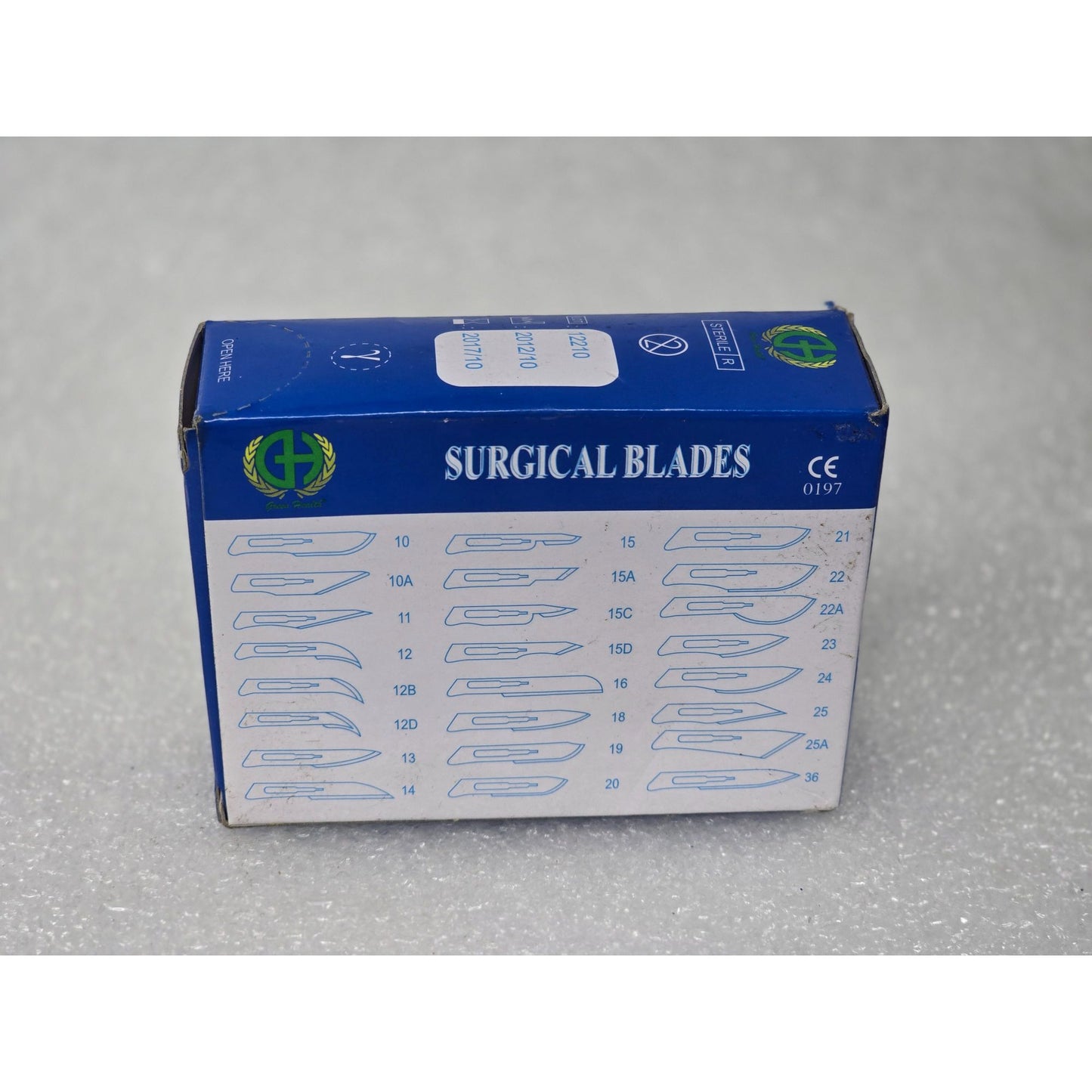 Surgical Blades 100 Pcs Single-Use Carbon Steel Sterile #10