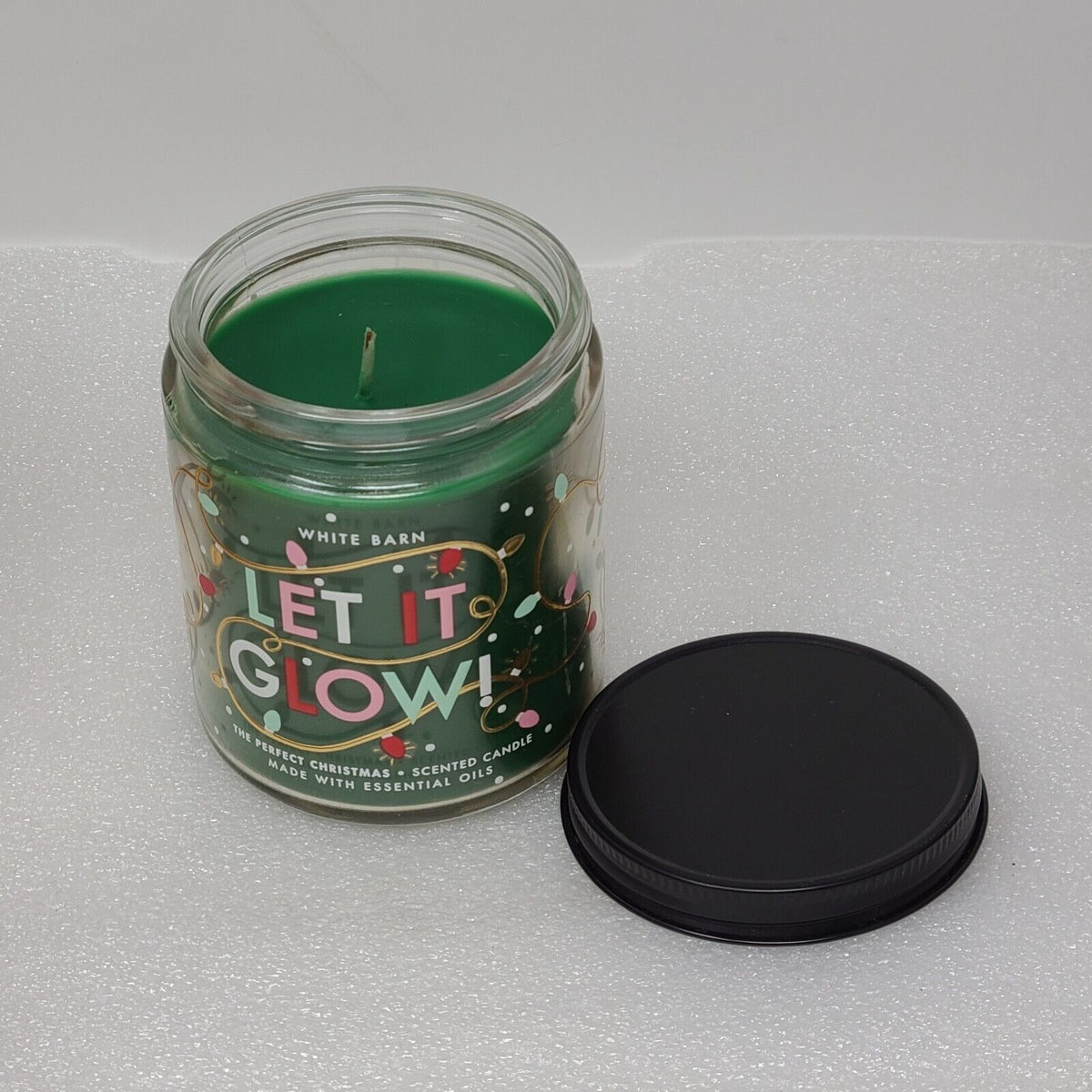 Bath & Body Works The Perfect Christmas Let It Glow Single Wick 7 oz Candle