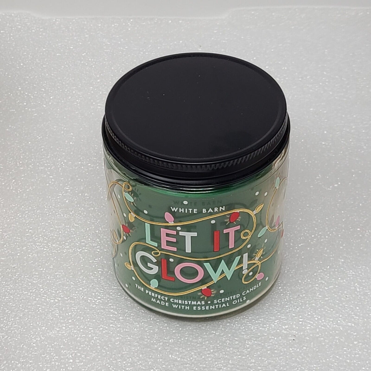 Bath & Body Works The Perfect Christmas Let It Glow Single Wick 7 oz Candle