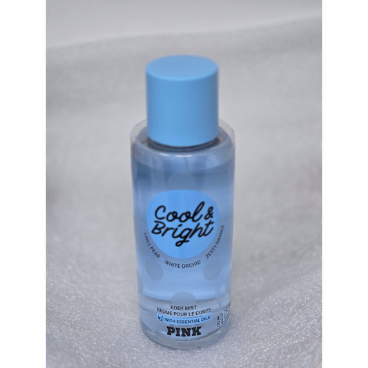 Victoria's Secret Cool & Bright Body Mist Chill Pear White Orchid Zesty Orange