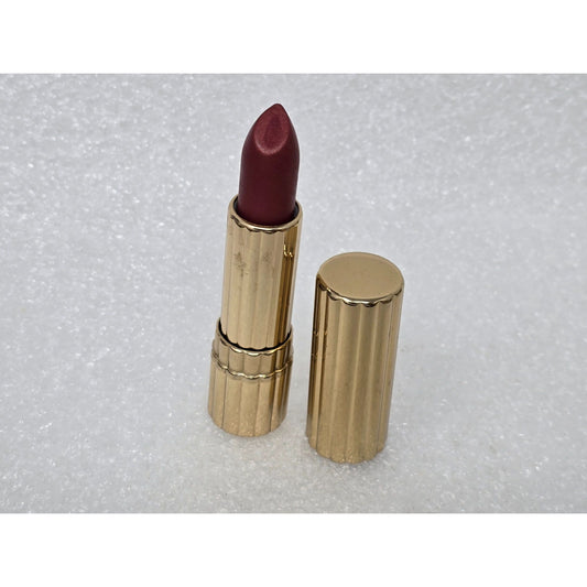 Estee Lauder All-Day Lipstick Classic Plum Rouge À Lèvres .13 Oz Gold Tube