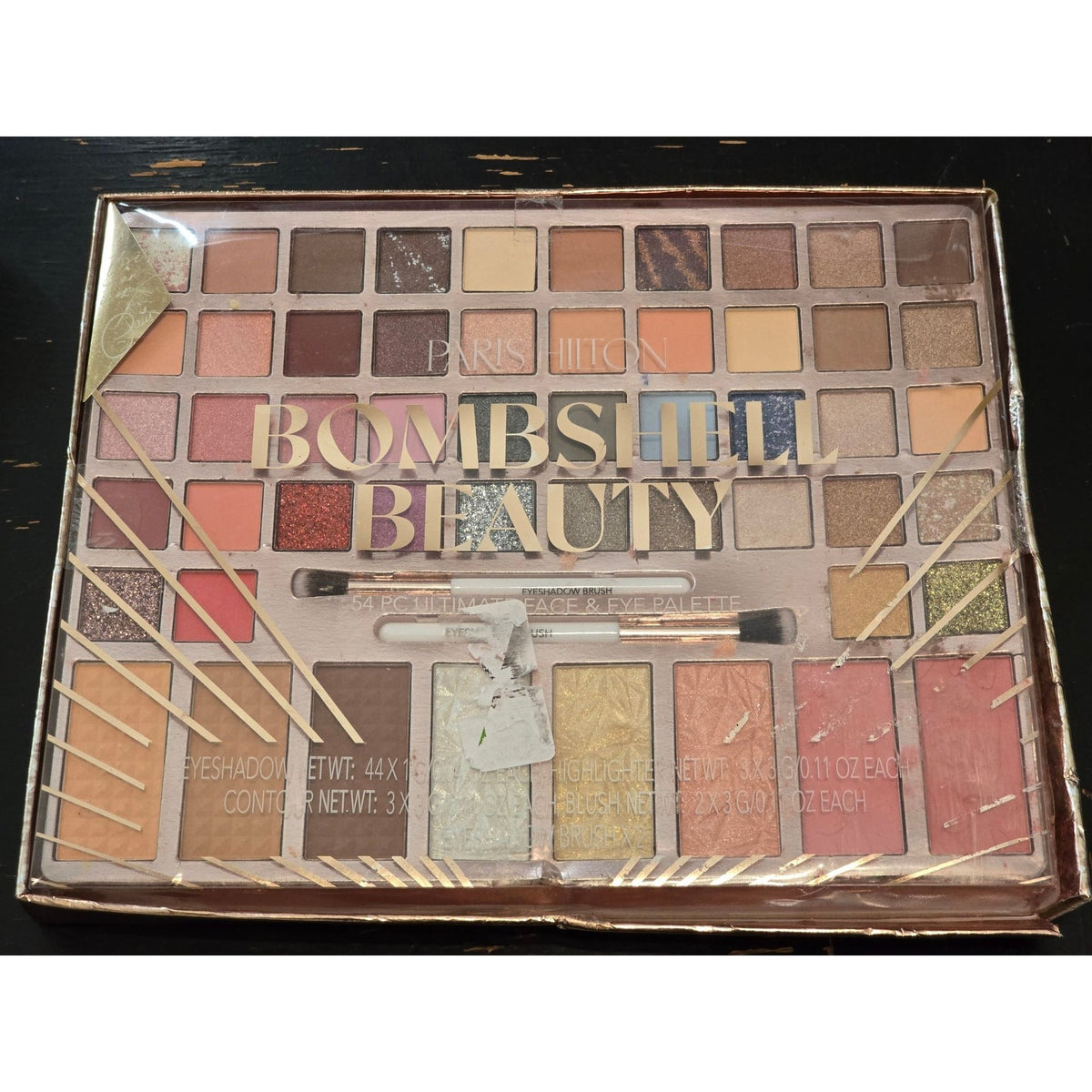 Paris Hilton Bombshell Beauty 54-Piece Ultimate Face & Eye Palette With Brushes