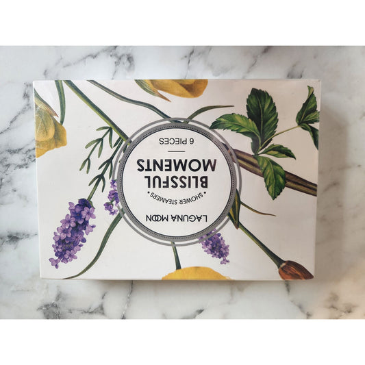 Laguna Moon Shower Steamers Gift Set 6 Pieces Essential Oils & Floral Scents