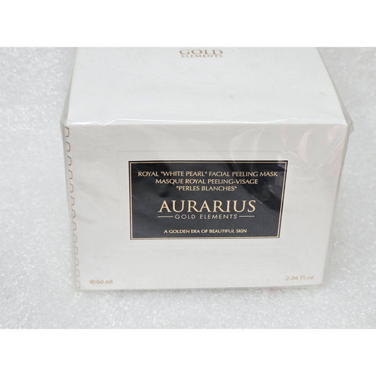 Royal "White Pearl" Facial Peeling Mask By Aurarius Gold Elements 2.04 Fl Oz
