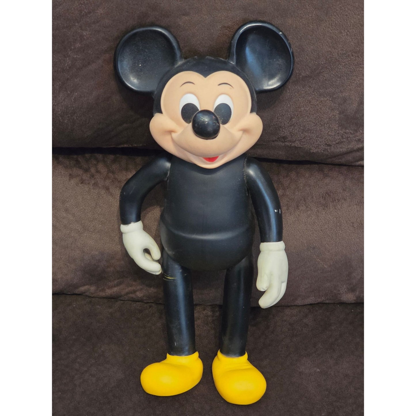 Vintage 1977 Mickey Mouse Figure Remco Disney Large 15" Toy Rare Collectible