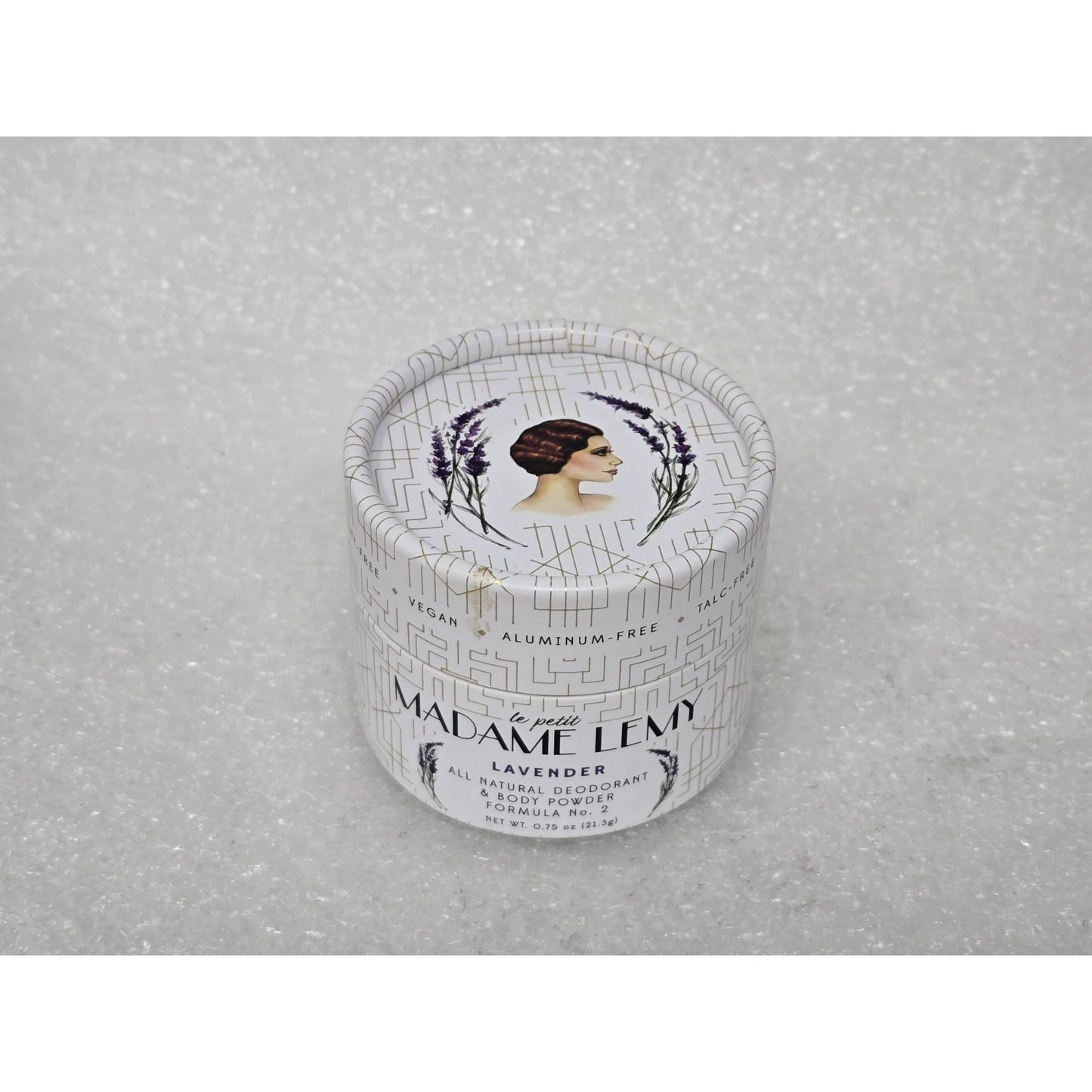 Le Petit Madame Lemy Lavender All-Natural Vegan Aluminum-Free Powder Deodorant