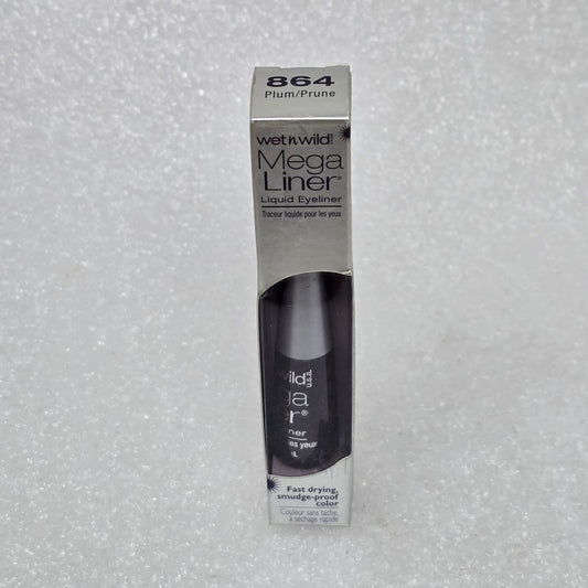 Wet N Wild Mega Liner Liquid Eyeliner 864 Plum Fast-Drying Smudge-Proof