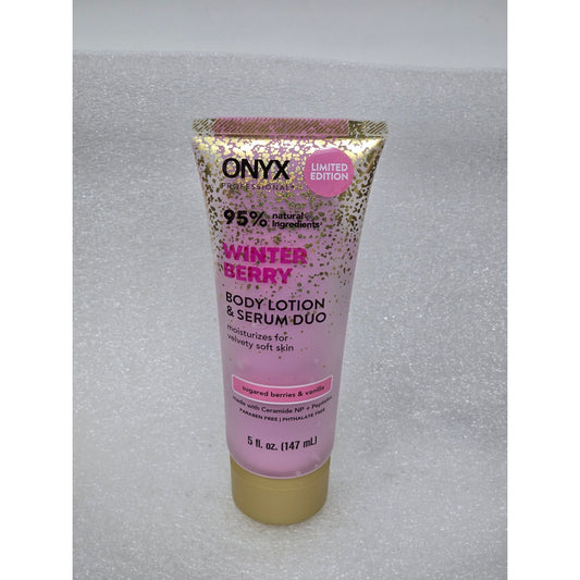 Onyx Professional Winter Berry Body Lotion & Serum Duo 5 Oz Limited Edition