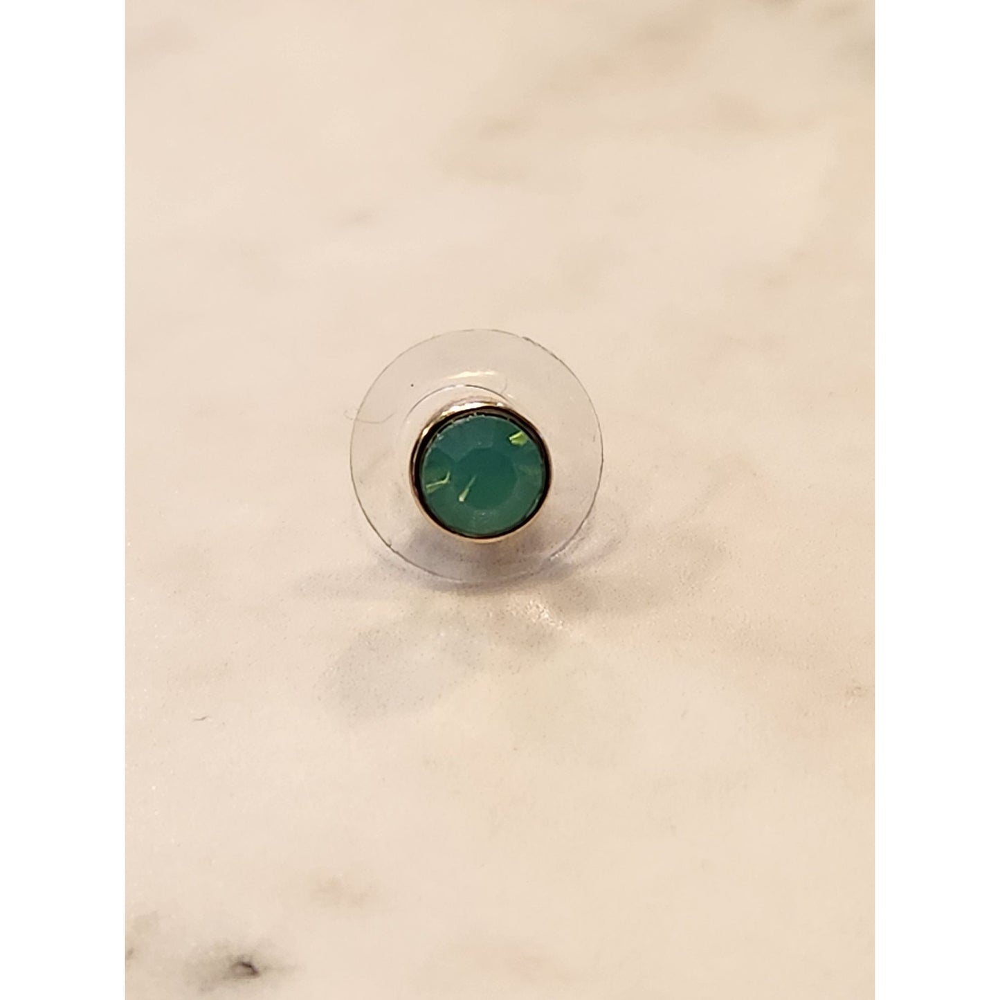 Lonna & Lilly 3-Pair Earrings Set - Green Studs Dragonfly & Gold Drop Earrings