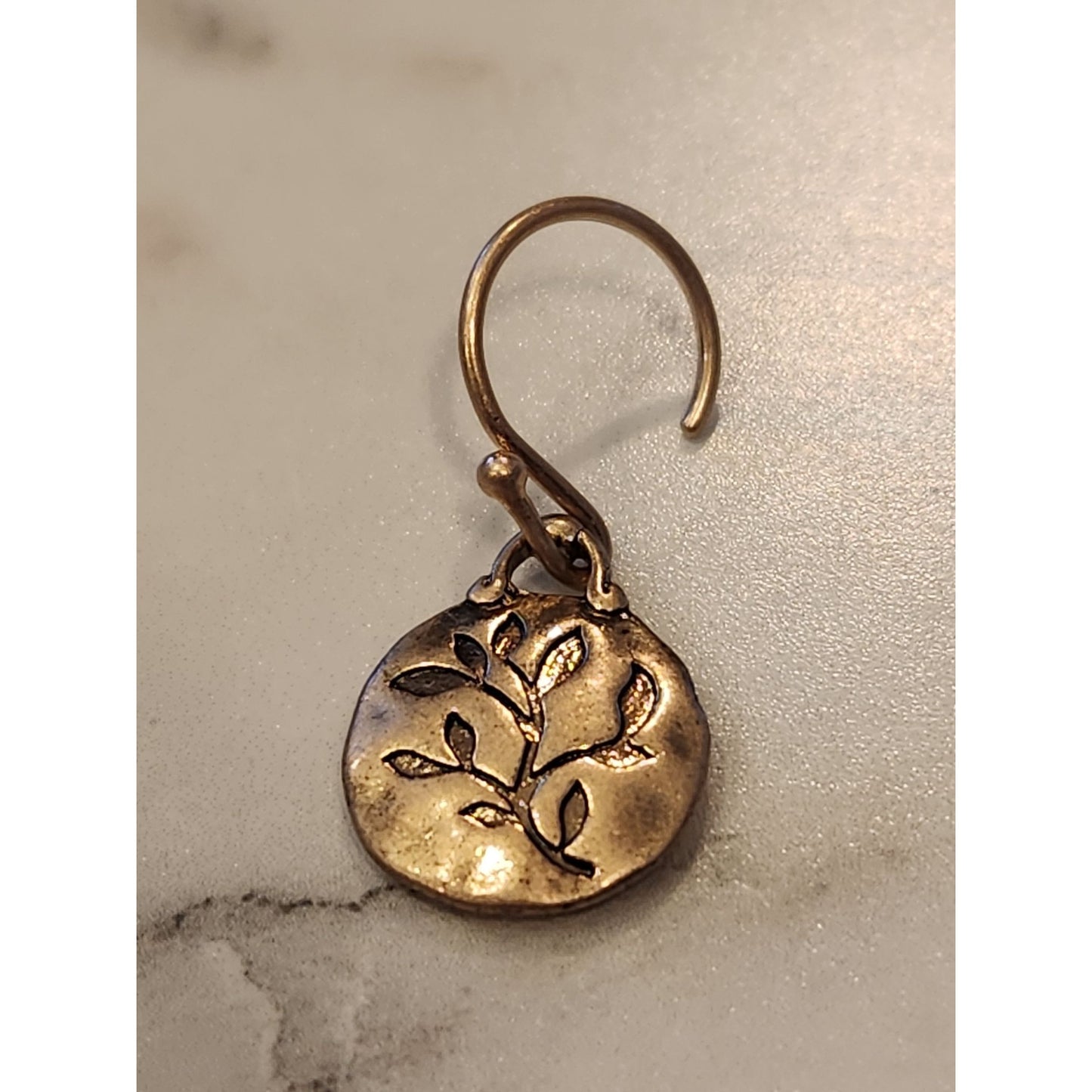 Lonna & Lilly 3-Pair Earrings Set - Green Studs Dragonfly & Gold Drop Earrings