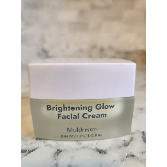 Muldream Brightening Glow Facial Cream 50ml 1.69 Fl Oz With AHA & Vitamin C