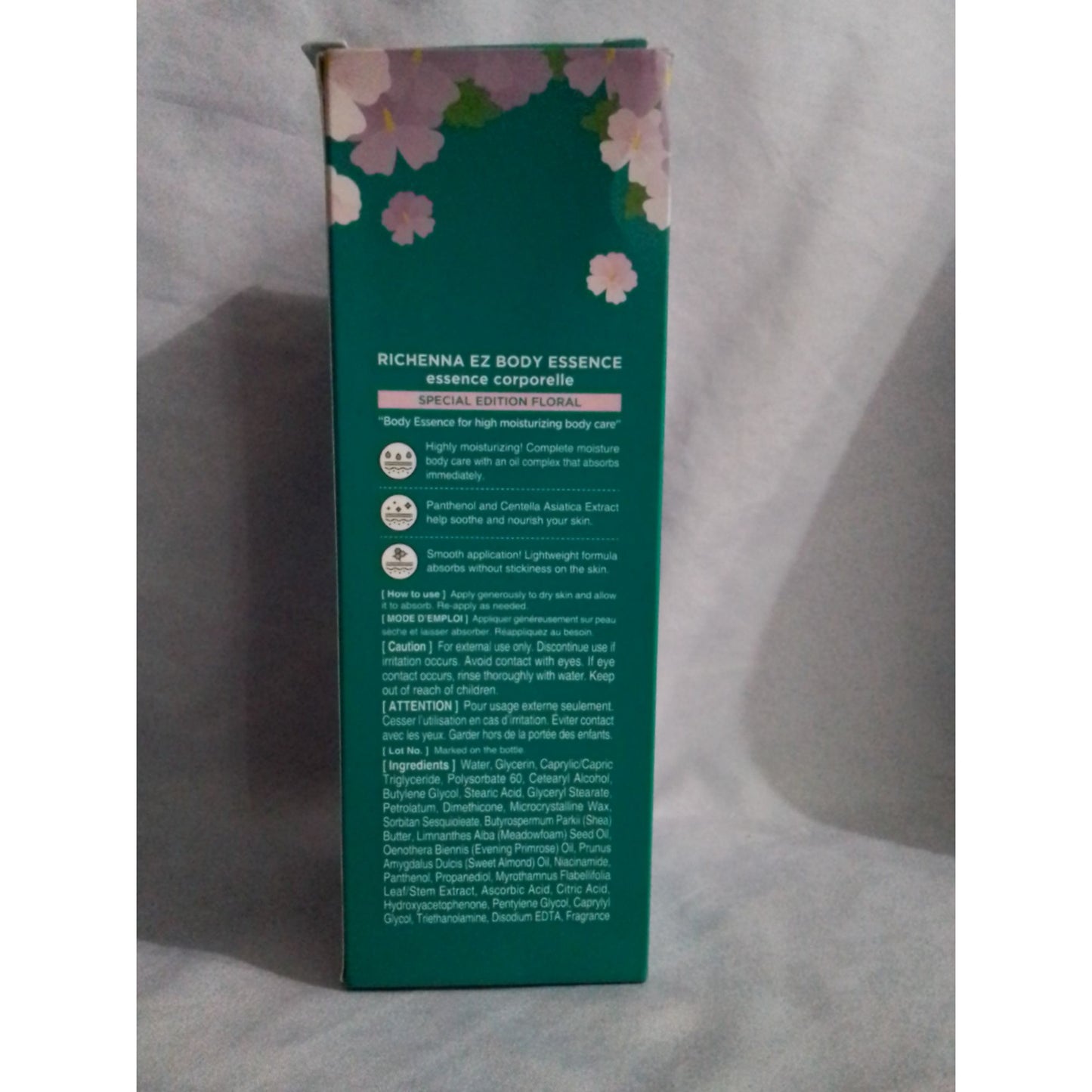 Richenna EZ Body Essence Special Edition Floral 9.87 oz - Moisturizing Body Care