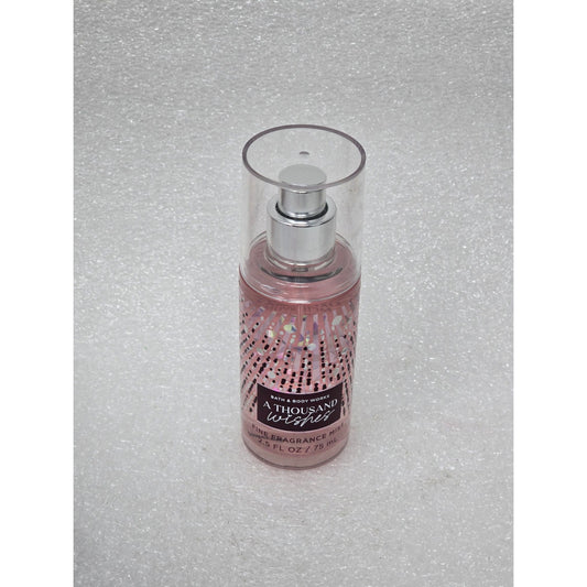 Bath & Body Works A Thousand Wishes Fine Fragrance Mist 2.5 Fl Oz Travel Size