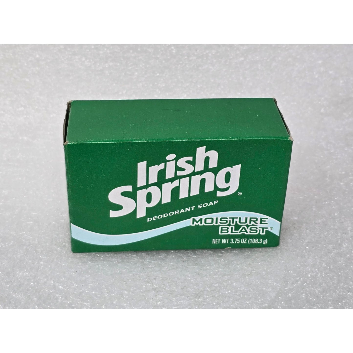 Irish Spring Moisture Blast Bar Soap 3.75 Oz Bath Size Deodorant Soap