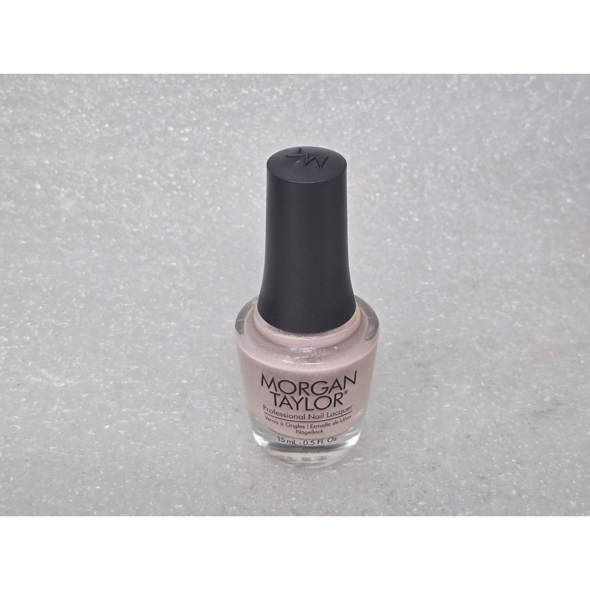 Morgan Taylor N-Ice Girls Rule Nail Lacquer Polish 15mL Soft Pink Glitter Finish