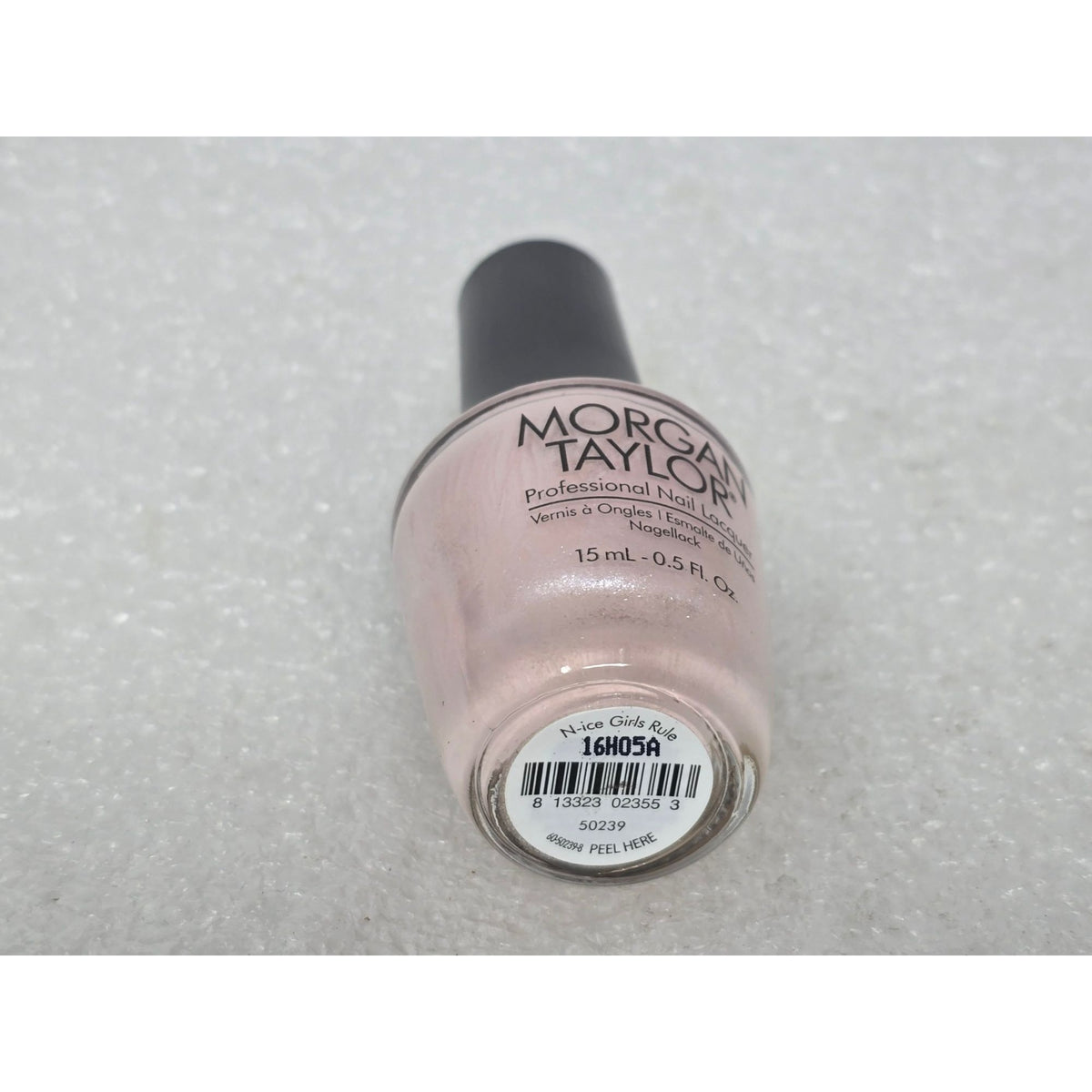 Morgan Taylor N-Ice Girls Rule Nail Lacquer Polish 15mL Soft Pink Glitter Finish