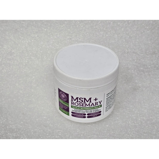 MSM + Rosemary Scalp Nutrients Balm For Healthy Hair Volume & Density
