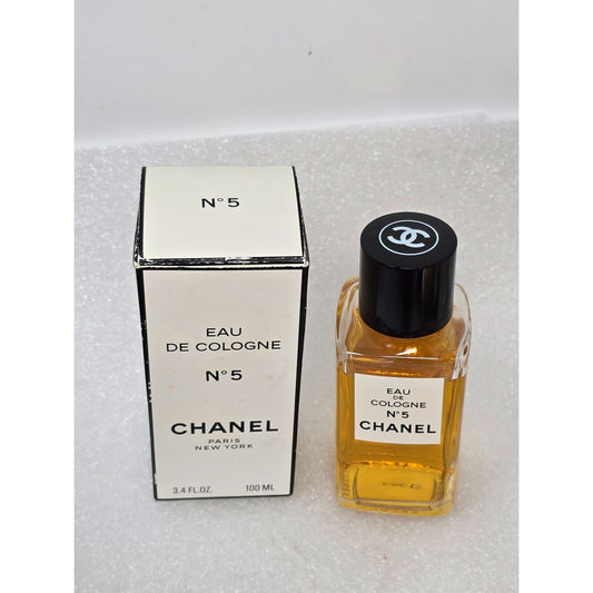 Chanel No.5 Eau De Cologne 3.4 Fl Oz/100 Ml Vintage Fragrance For Women Perfume
