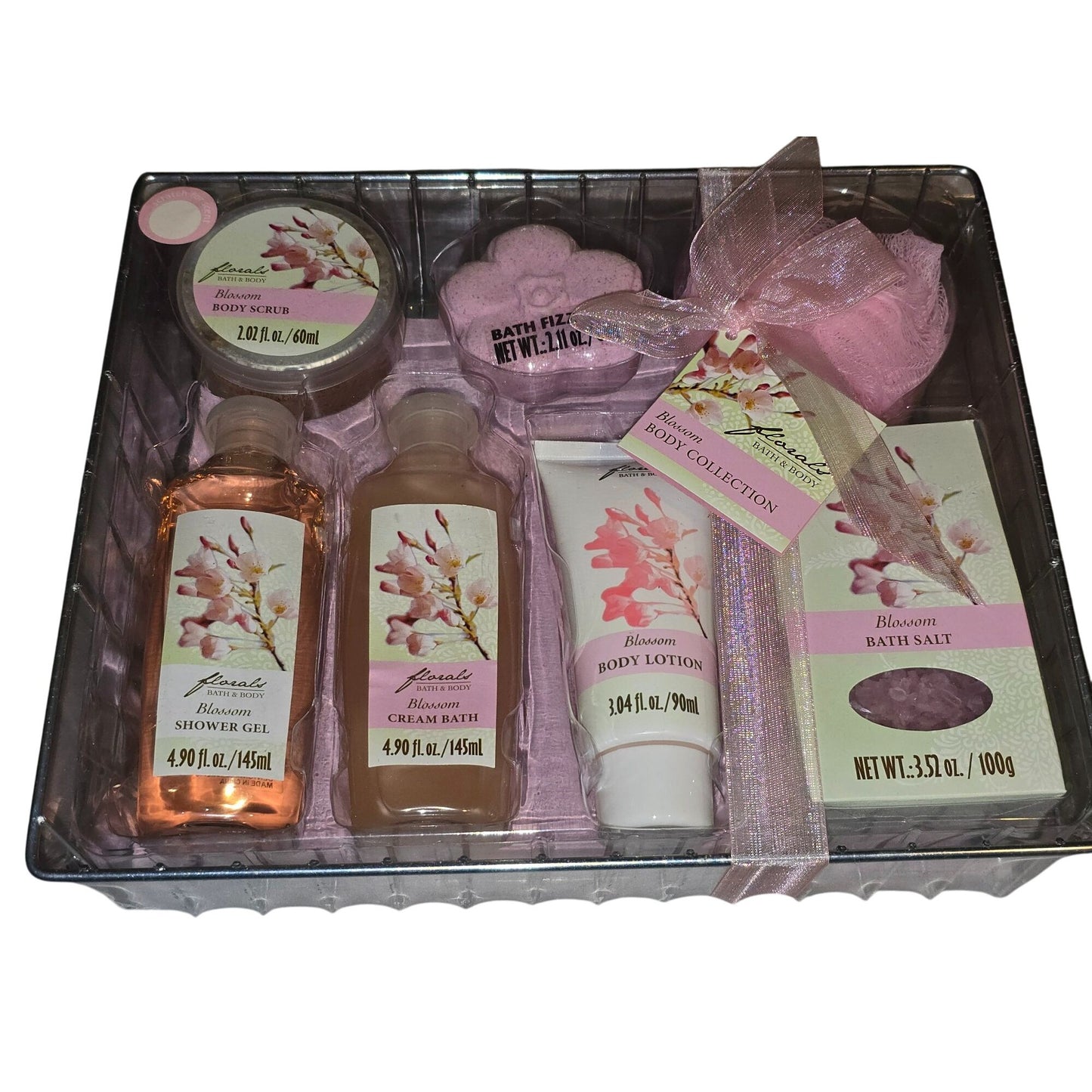 Floral Breeze Luxury Bath & Body Spa Gift Set  6 Piece Collection Blossom