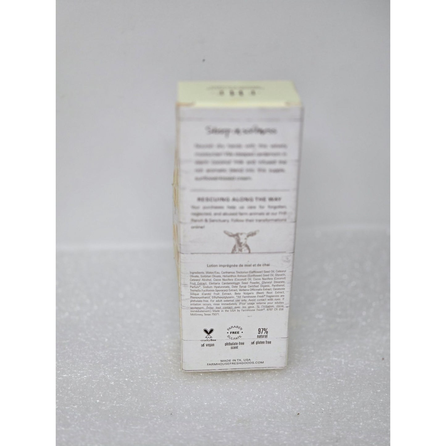 Farmhouse Fresh Honey-Chai Steeped Milk Lotion Nourishing Therapy For Dry Skin