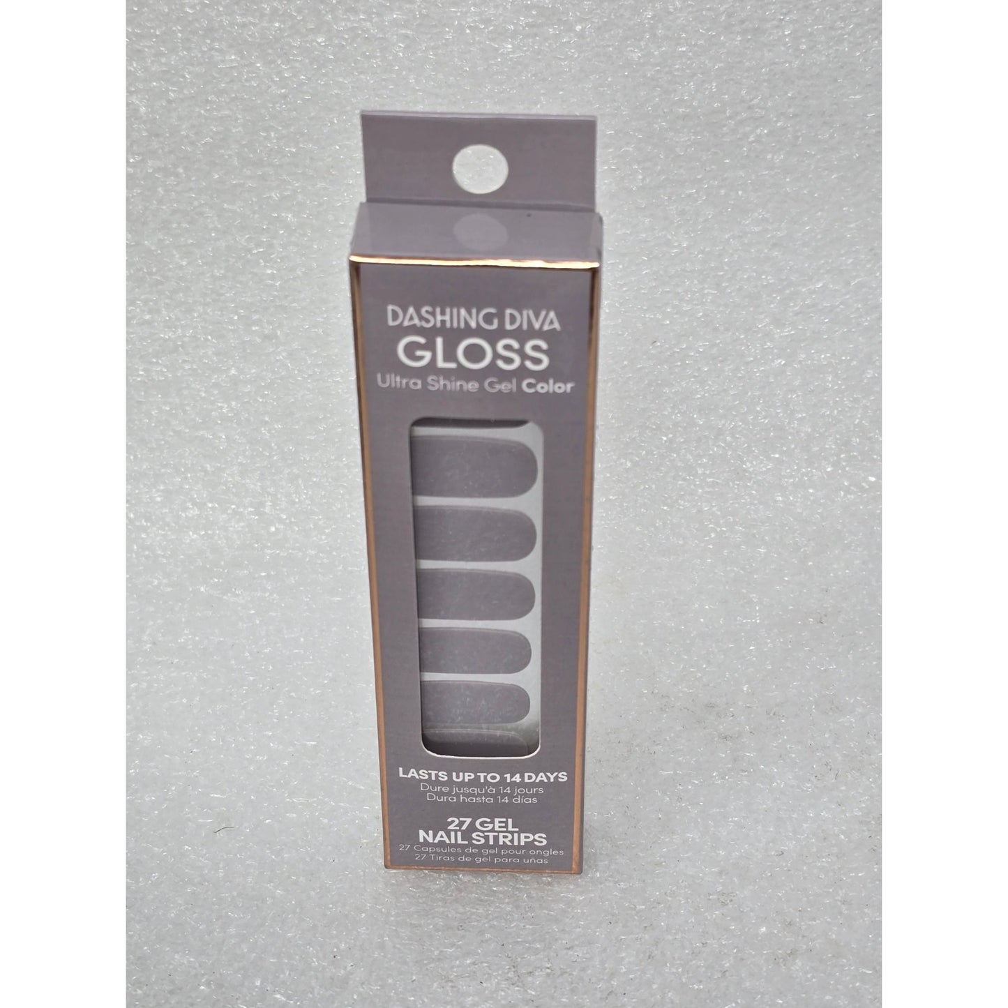 Dashing Diva Gloss Ultra Shine Gel Nail Strips 27 Count London Fog GSC115