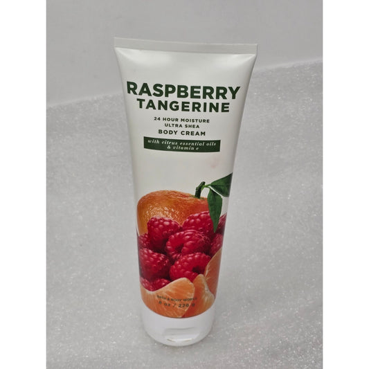 Bath & Body Works Raspberry Tangerine Ultra Shea Body Cream 8 Oz Vitamin E