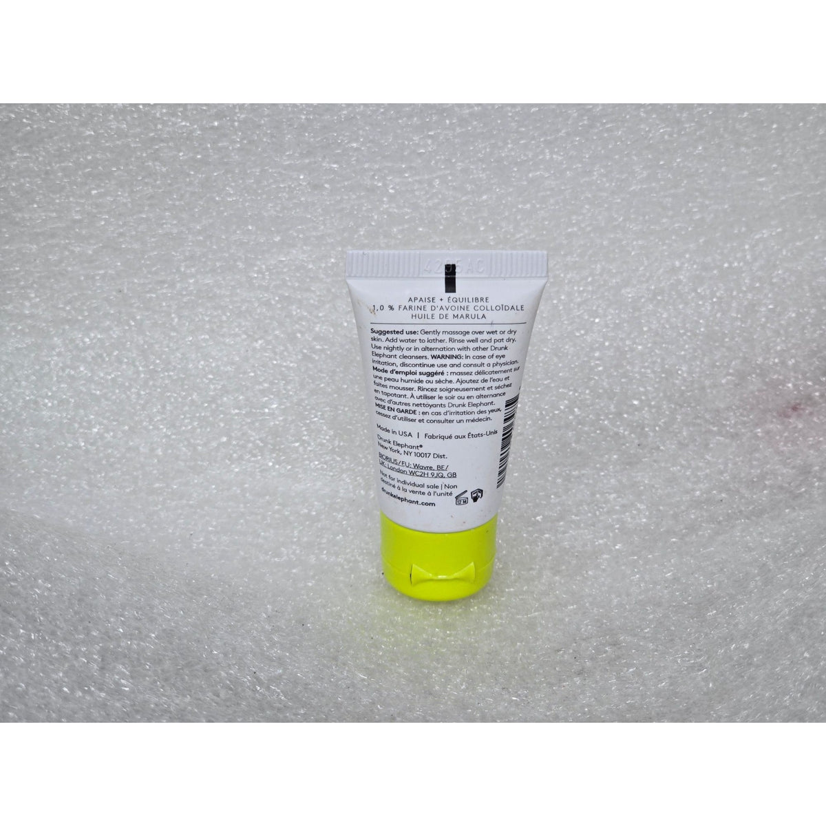 Drunk Elephant Mello Marula Cream Cleanser .5 oz Travel Size Colloidal Oatmeal