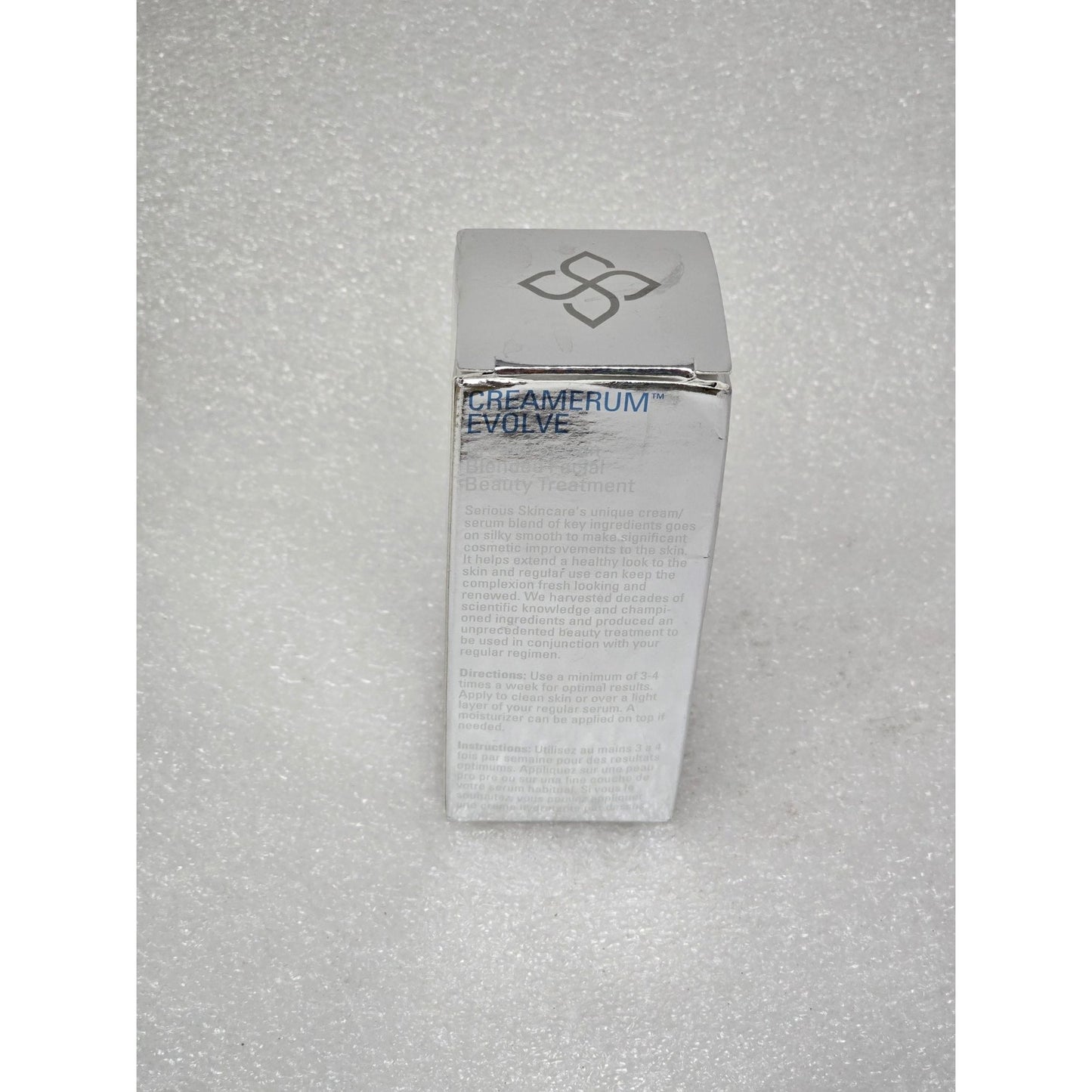 Serious Skincare Creamerum Evolve Facial Cream Serum 2 Oz Hydrating Treatment