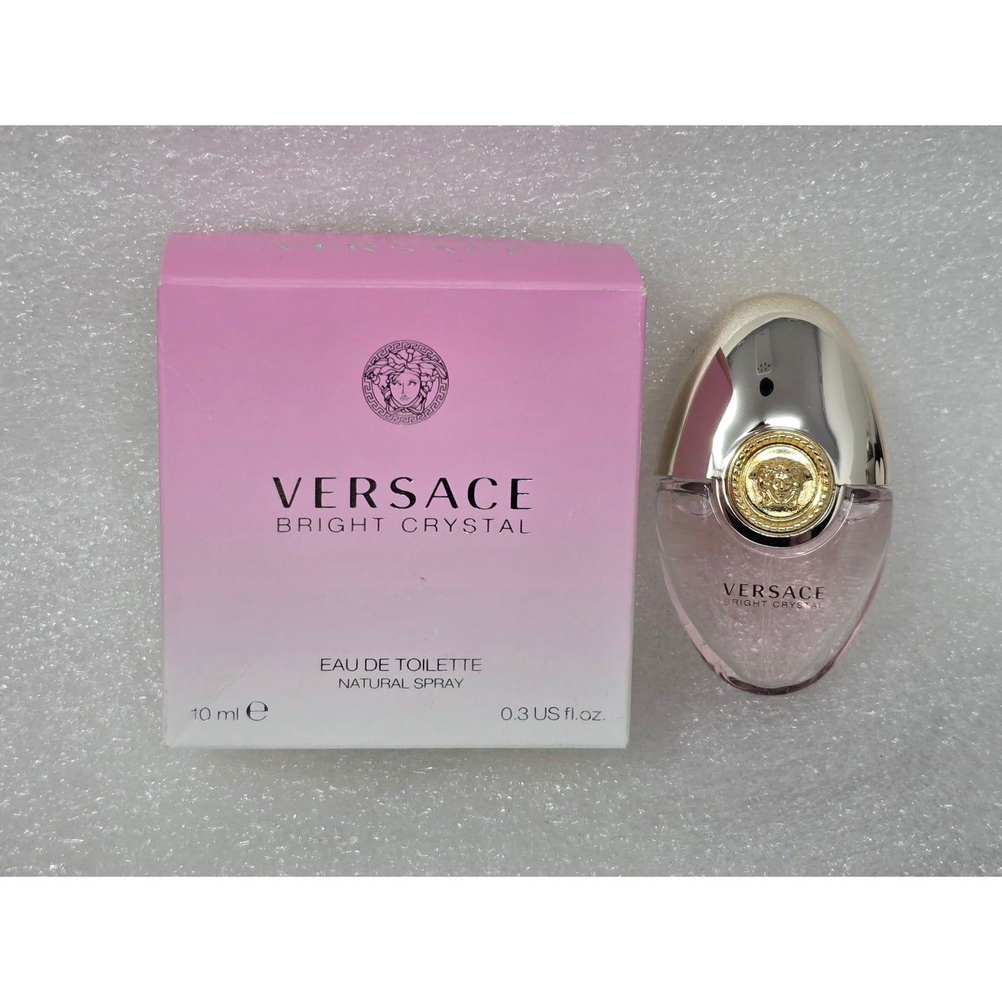 Versace Bright Crystal Eau De Toilette Perfume Spray Women's Miniature .3 oz