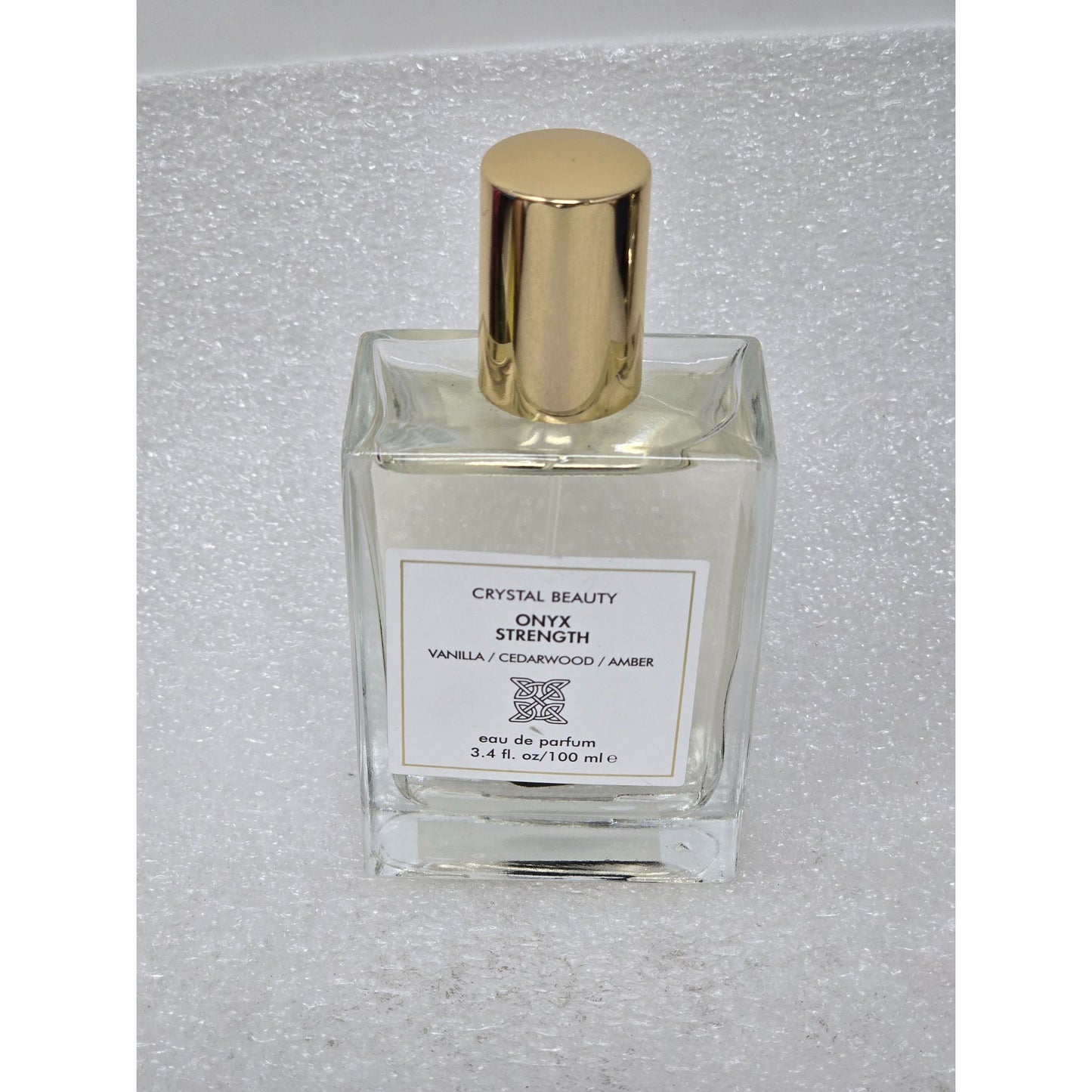 Crystal Beauty Onyx Strength Perfume Eau De Parfum 3.4 Fl Oz Spray EDP 100mL