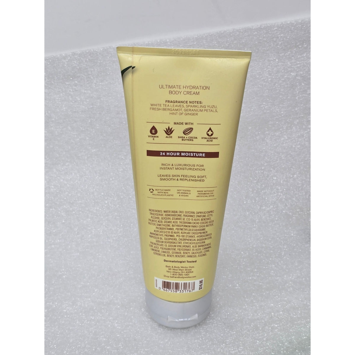 Bath & Body Works White Tea & Ginger Ultimate Hydration Body Cream Shea Butter