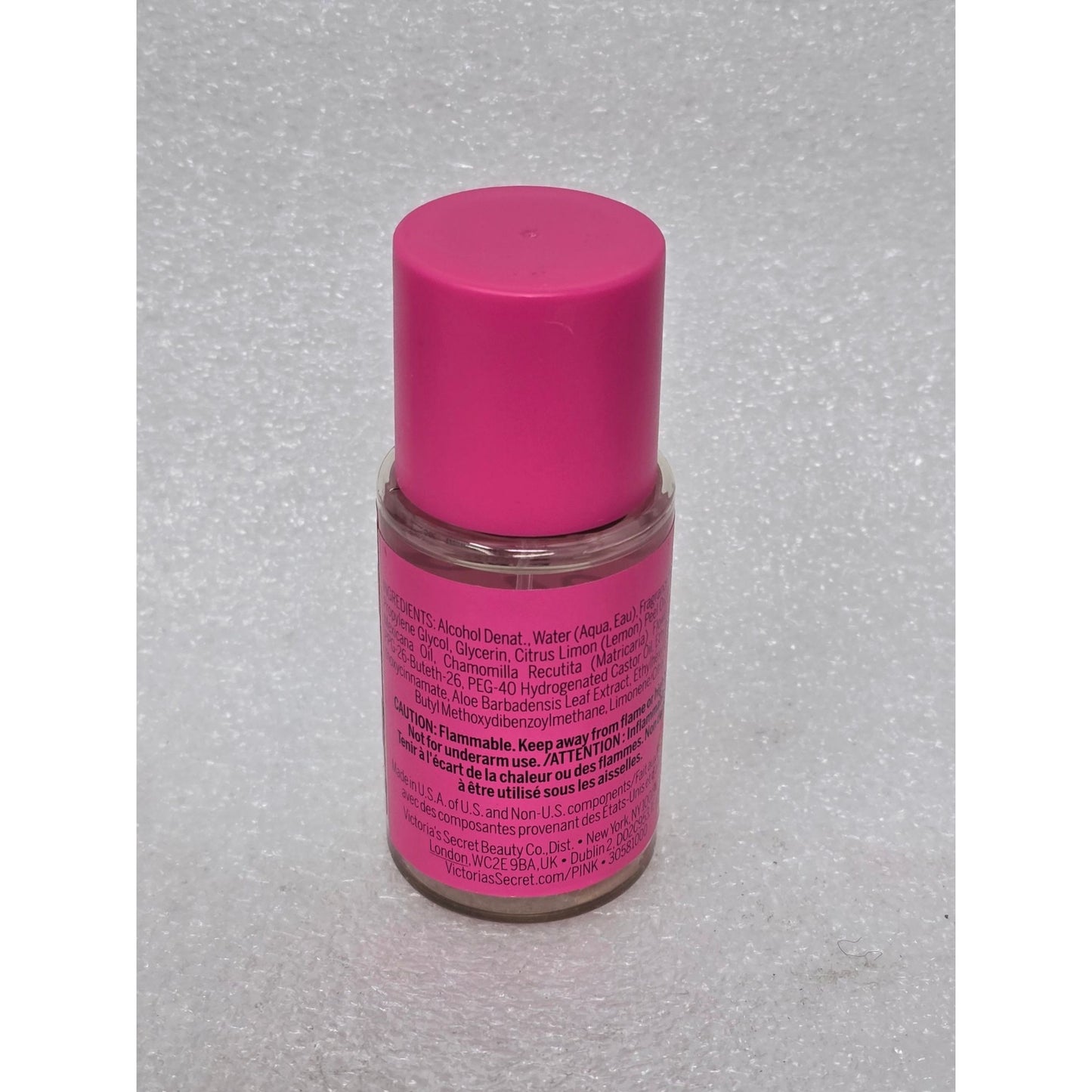 Victoria's Secret Pink Fresh & Clean Body Mist Essential Oils 2.5 Oz Travel Size