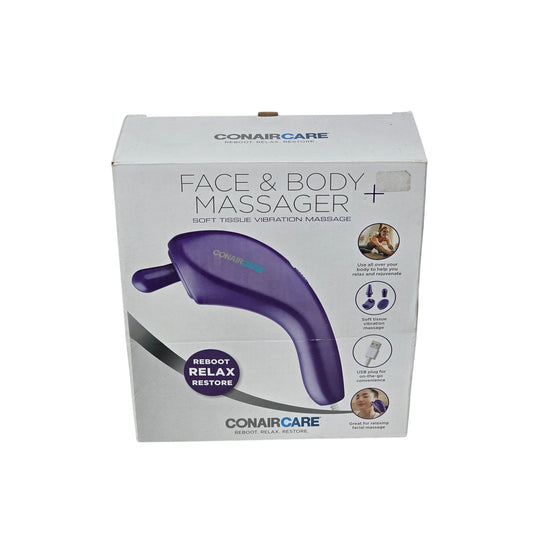 Conair Care Face & Body Massager + With 4 Attachments & USB