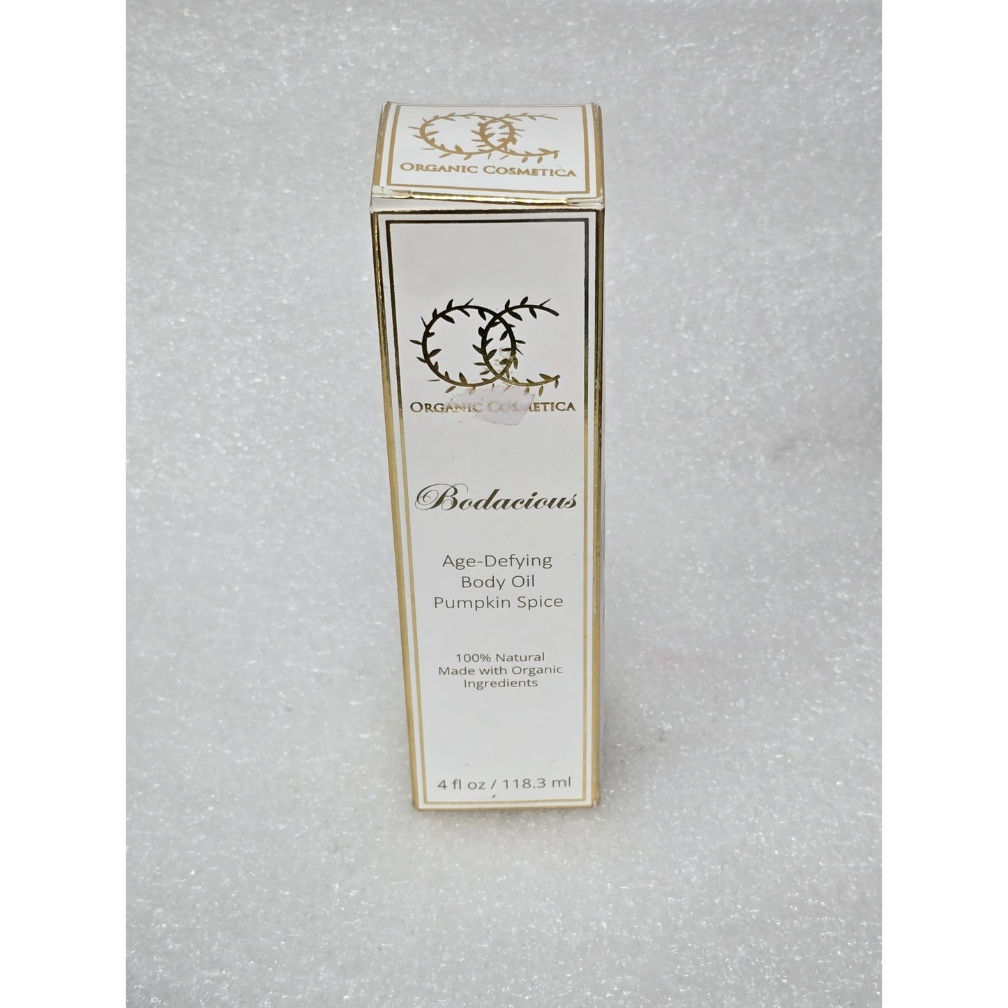 Organic Cosmetica Bodacious Age-Defying Pumpkin Spice Body Oil 4 Fl Oz