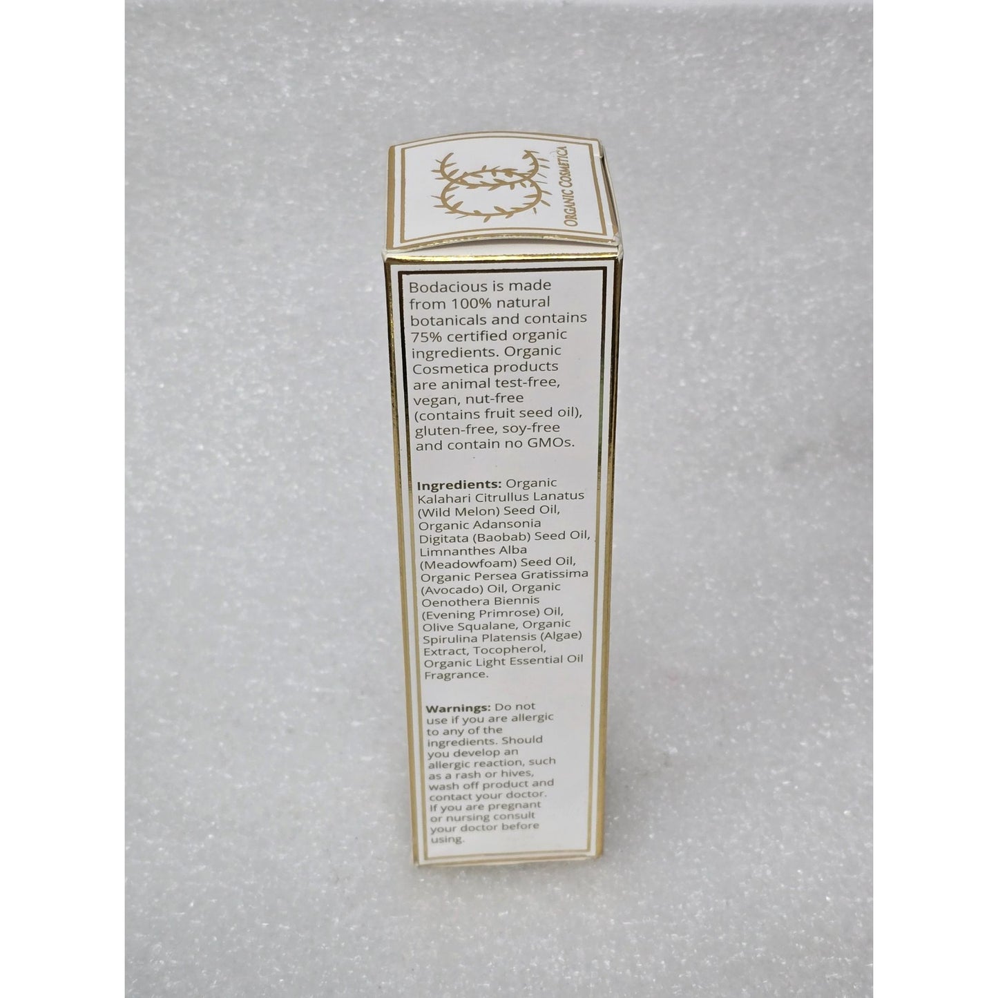 Organic Cosmetica Bodacious Age-Defying Pumpkin Spice Body Oil 4 Fl Oz