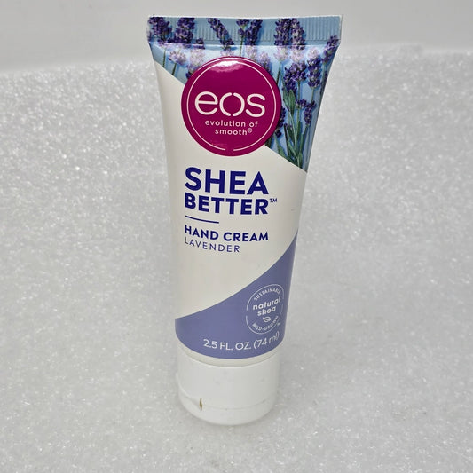 EOS Shea Better Hand Cream Lavender 2.5oz - 24-Hour Moisture, Paraben-Free