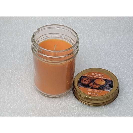 Clementine and Ginger Premium Scented Candle 5 oz