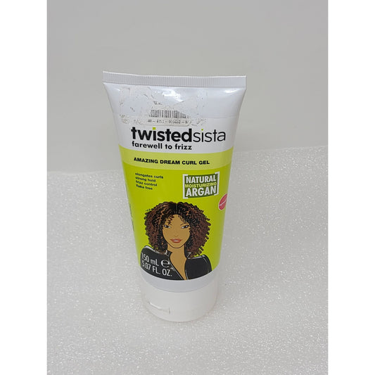 Twisted Sista Amazing Dream Curl Gel Strong Hold Frizz Control 5.07 Oz