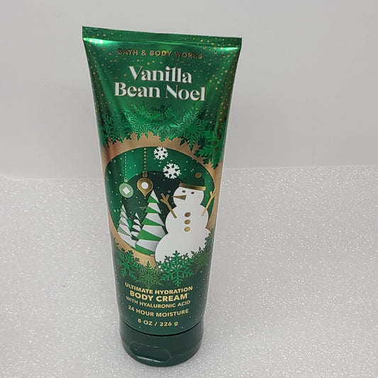 Bath & Body Works Vanilla Bean Noel Ultimate Hydration Body Cream 8 oz