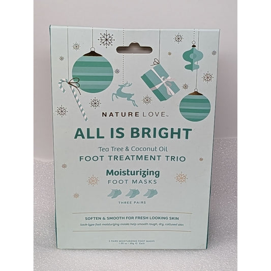 Nature Love All Is Bright Tea Tree & Coconut Oil Foot Treatment Trio